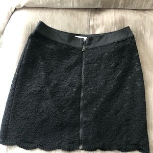 Laundry by Shelli Segal Black Lace Skirt Size 8